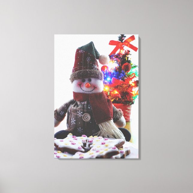 TOILE CHRISTMAS SNOWMAN (Recto)