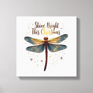 Toile Christmas Star Dragonfly