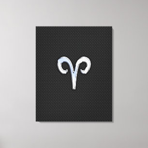 Toile Chrome Comme Aries Signe Zodiaque