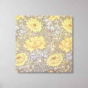 Toile Chrysanthème Fleurs de Maman William Morris