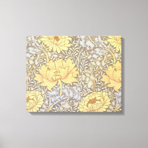 Toile Chrysanthème Fleurs de Maman William Morris