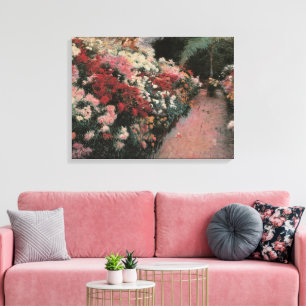 Toile Chrysanthèmes par Dennis Bunker Miller, Art