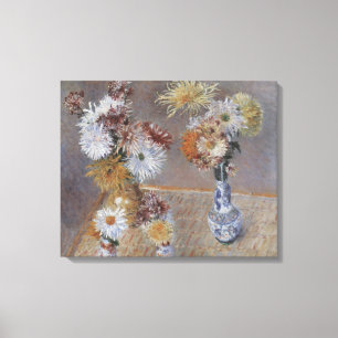 Toile Chrysanthèmes par Gustave Caillebotte