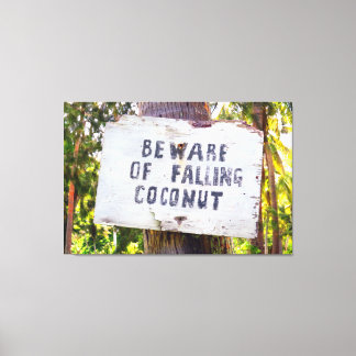 Toile CHUTE DE COCONUTS 32x48