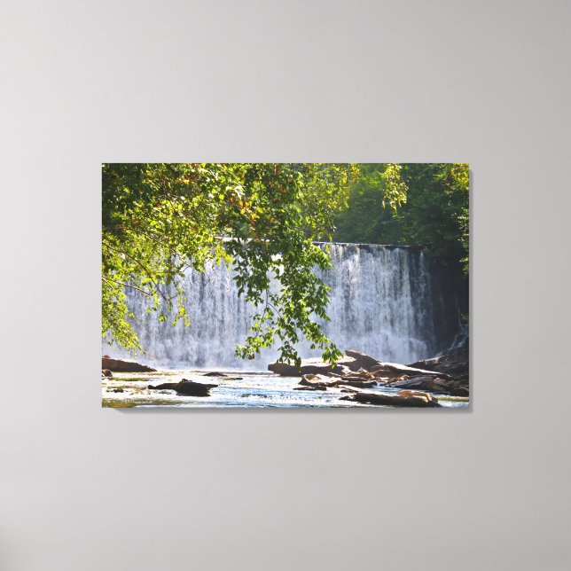 Toile Chutes de Vickery Creek, Roswell, Géorgie (Recto)