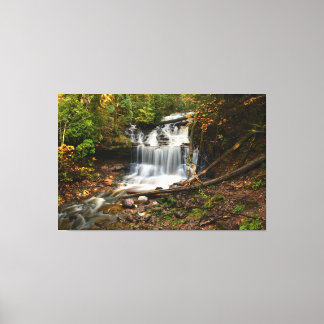 Toile Chutes de Wagner en automne