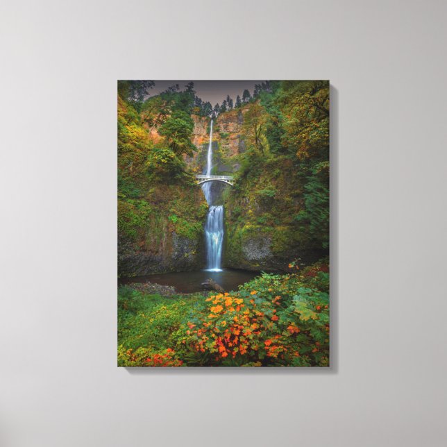 Toile Chutes Multnomah | Columbia River Gorge, Oregon (Recto)