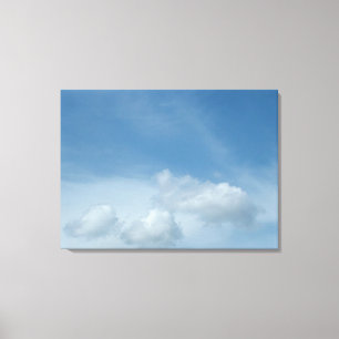 Toile Ciel bleu et nuages