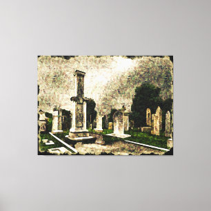 Toile Cimetière