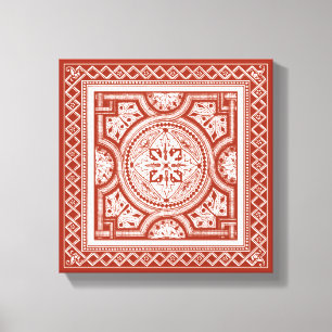 Toile Cinnabar Woodblock IV