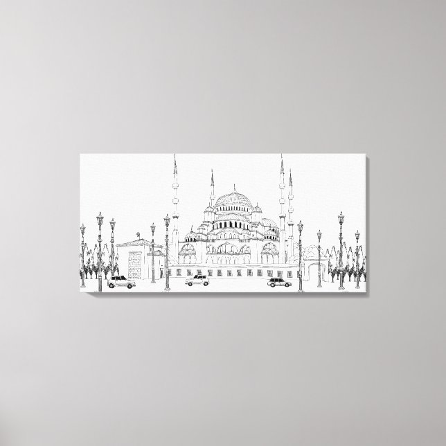 Toile Circulation par mosquée (Recto)