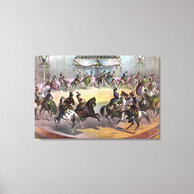 Toile Cirque Grand Finale, Cirque 1872. (Recto)
