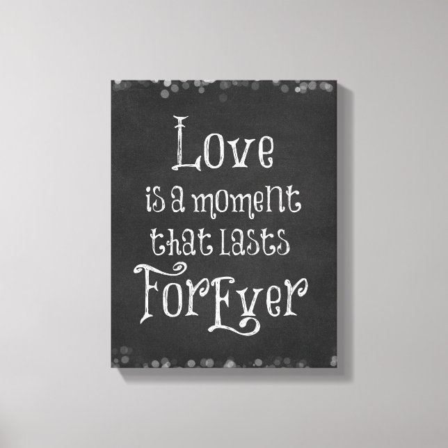 Toile Citation d'amour (Recto)