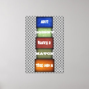 Toile Citation d'art numérotée et signée 2