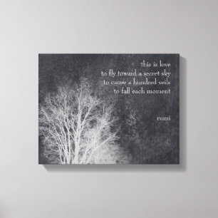 Toile citation de rumi d'amour de coutume "c'est"