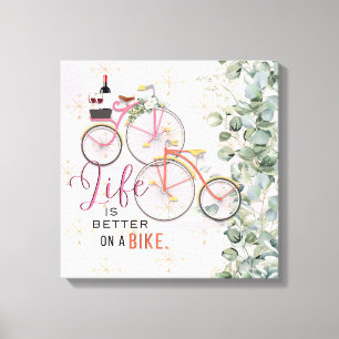 Toile Citation de vélo