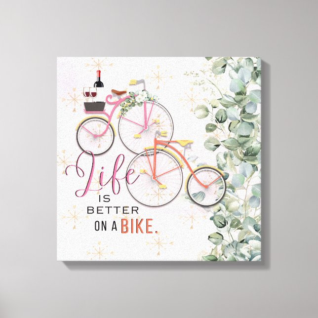Toile Citation de vélo (Recto)