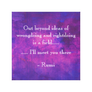 Rumi Citation Art Deco Murale Zazzle