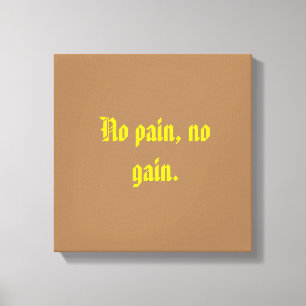 Toile Citations de motivation de salle de sport et impre