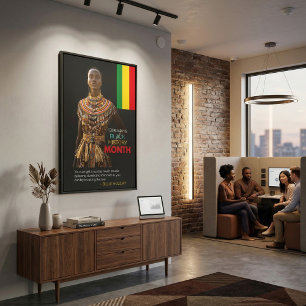 Toile Citations du Mois de l'histoire des Noirs  Afrique