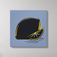 Citron foncé – Art graphique minimal