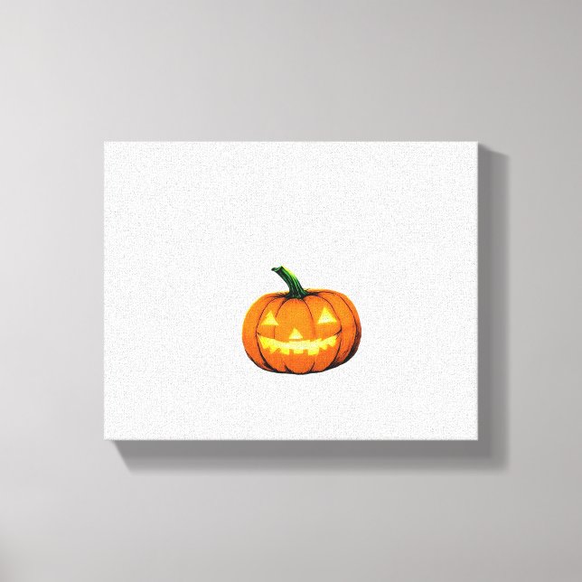 Toile Citrouille de nuit étoilé Halloween Van Gogh Thank (Recto)