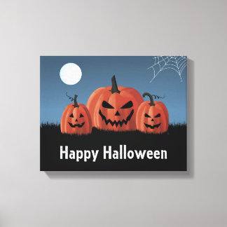 Toile Citrouilles Halloween