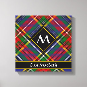 Toile Clan MacBeth Tartan Canvas Imprimer
