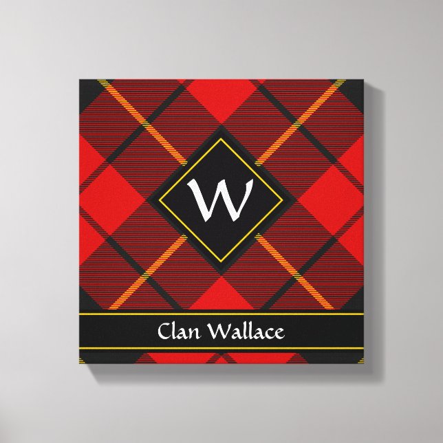 Toile Clan Wallace Tartan Tartan (Recto)