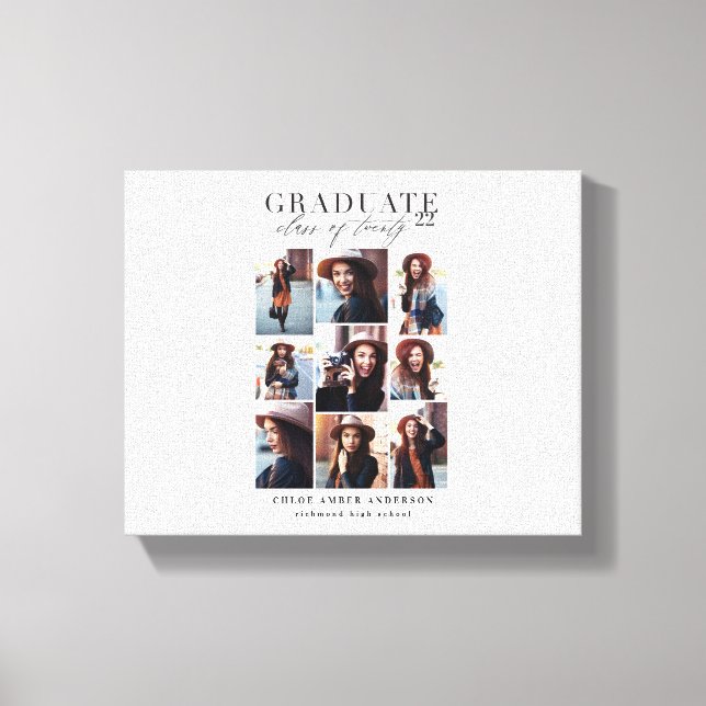Toile Classe moderne de 2019 de graduation photo faire-p (Recto)