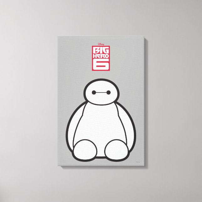 Toile Classic Baymax Sitting Graphic (Recto)