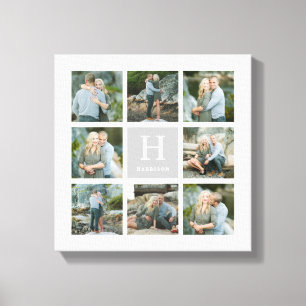 Toile Classic Monogramme Collage