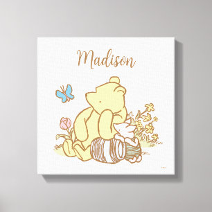 Toile Classic Pooh Personnalisé