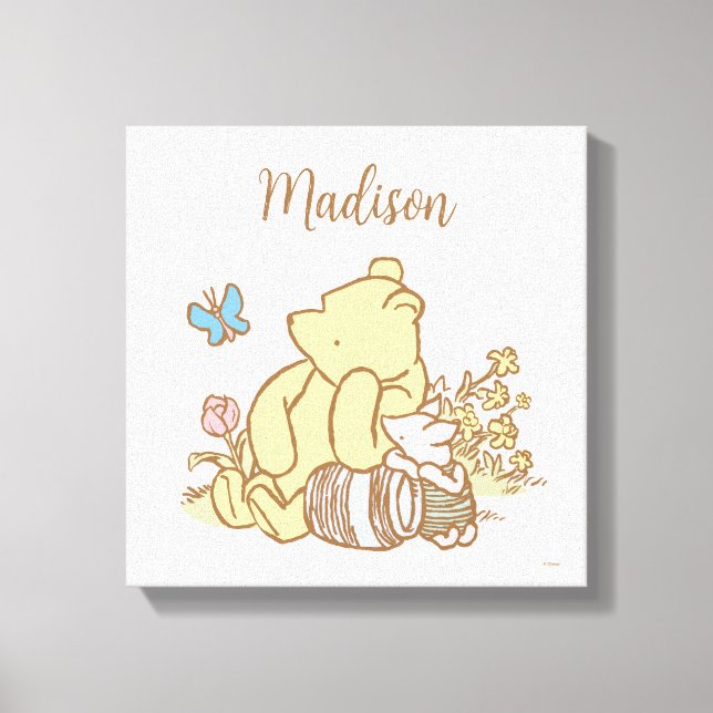 Toile Classic Pooh Personnalisé (Recto)