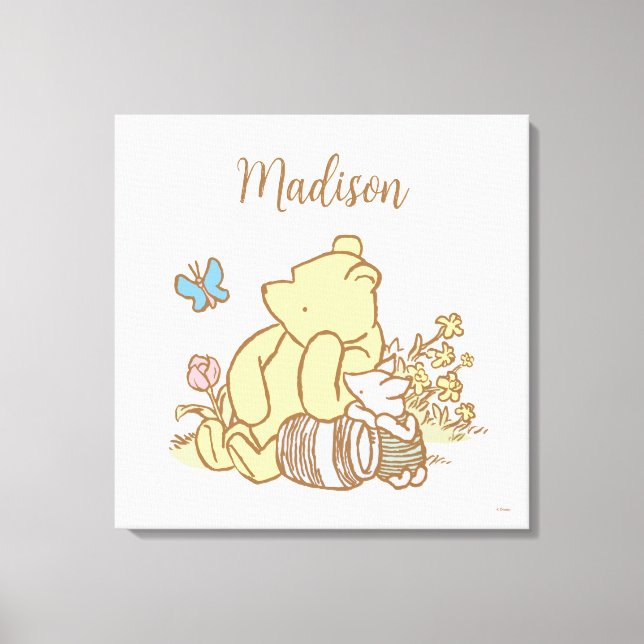 Toile Classic Pooh Personnalisé (Recto)