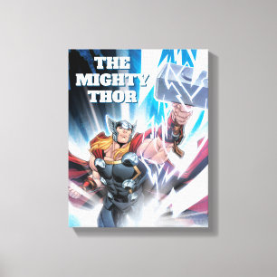 Toile Classique Avengers   Mjolnir Canalisation Éclair