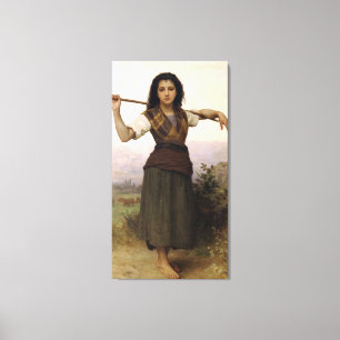 Toile Classique de Bouguereau 1889, Peinture des bergers