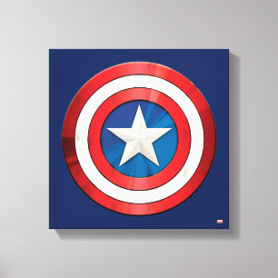 Toile Classiques Avengers Bouclier brossé de Captain A