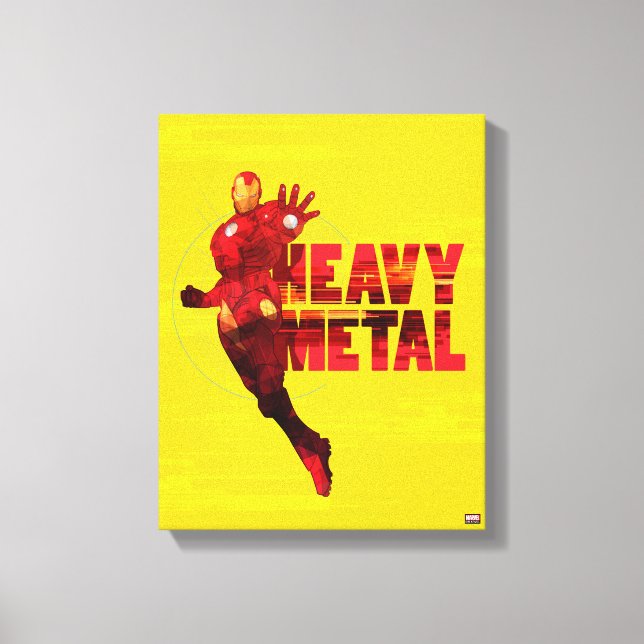 Toile Classiques Avengers | Iron Man "Heavy Metal" (Recto)