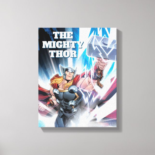 Toile Classiques Avengers | Mjolnir Canalise la Foudre (Recto)