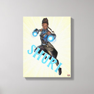 Toile Classiques Avengers   Shuri Saut avec gantelets