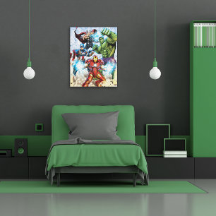 Toile Classiques des Avengers   Avengers prêts à attaque