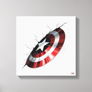 Toile Classiques des Avengers   Bouclier de Captain Amer