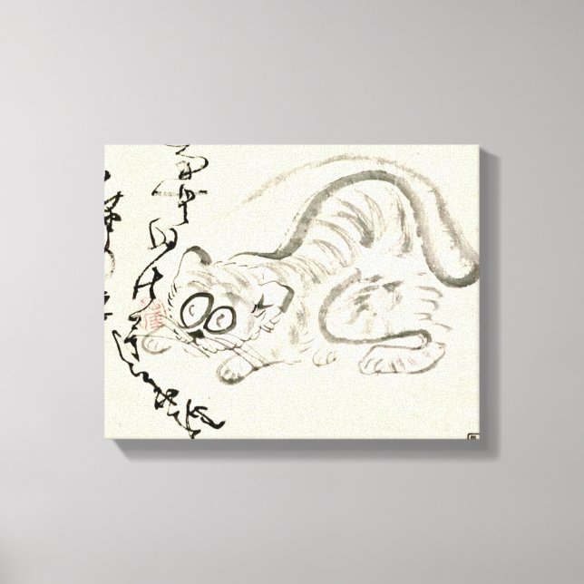 Toile Classiques Zen - Gibon Sengai - Tigre (Recto)