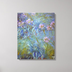 Toile Claude Monet Agapanthus