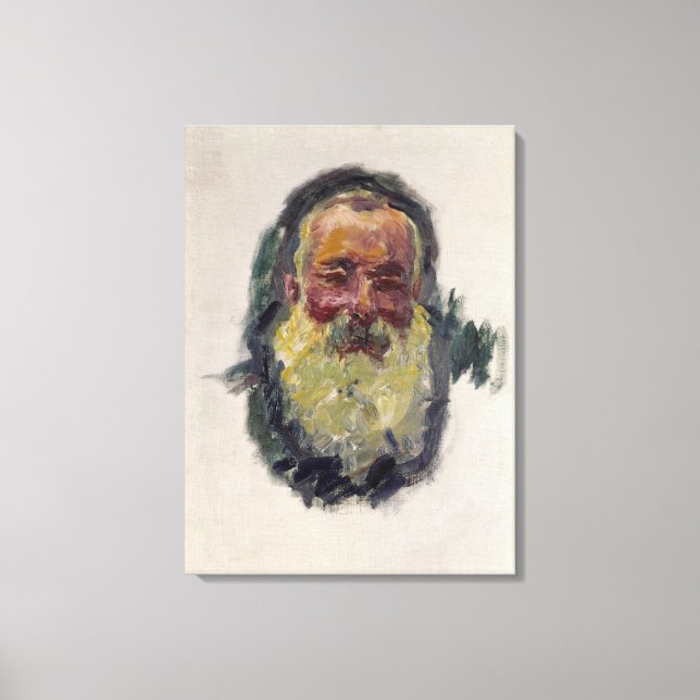 Toile Claude Monet | Autoportrait, 1917 (Recto)