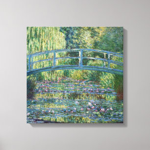 Toile Claude Monet - Bassin aux Nymphéas, Harmonie Verte