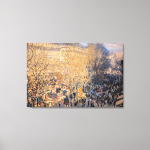 Toile Claude Monet - Boulevard des Capucines à Paris