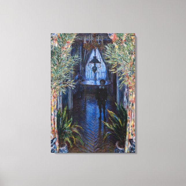 Toile Claude Monet - Coin de l'appartement (Recto)