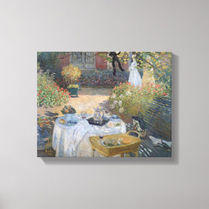 Toile Claude Monet   Déjeuner : Le jardin de Monet Argen